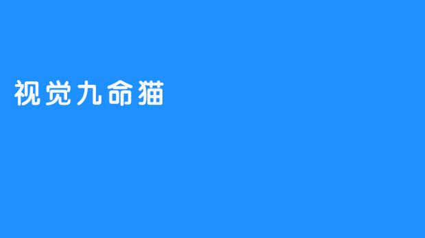 视觉九命猫：穿梭于虚实之间的永恒凝视