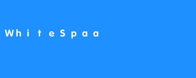 WhiteSpaa